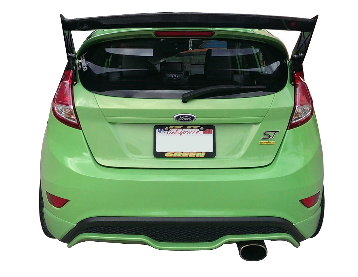 Race Rear Wing Spoiler for 2014+ Ford Fiesta ST [MK 7.5 JA8 ST180] by